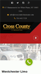 Mobile Screenshot of crosscountylimousine.com